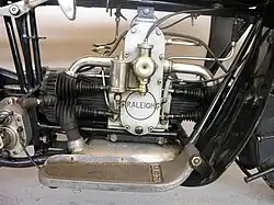 Raleigh 700 cc boxermotor uit 1922