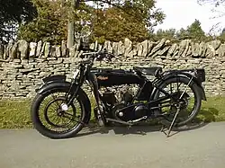 Raleigh 800 cc twin uit 1924