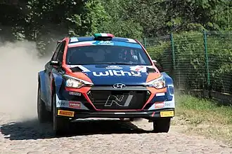 Umberto Scandola en Guido D'Amore tijdens de Rally van Polen 2021