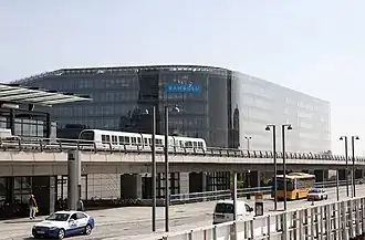 Metrotrein op station Ørestad