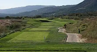 Golfbaan van de club