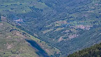 Gezicht op beide plaatsjes