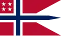 Vlag van de rang van admiraal.