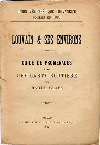 Gids voor fietsers. 1892