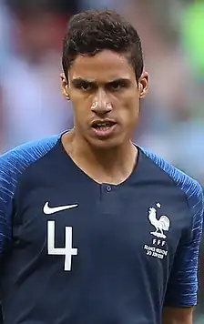 Raphael Varane in 2018