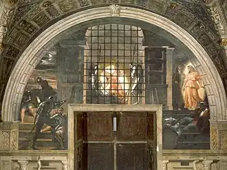 De bevrijding van Petrus Stanza di Eliodoro