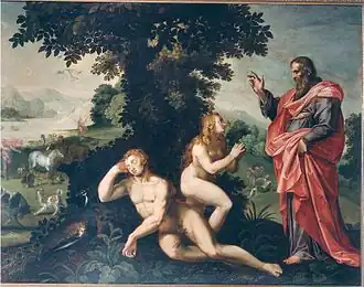 rafael Coxie, de creatie van Eva, geveild in 1996