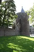 Rattentoren, ronde bakstenen muurtoren