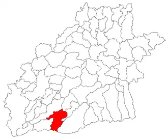 Kaart van Râu Sadului