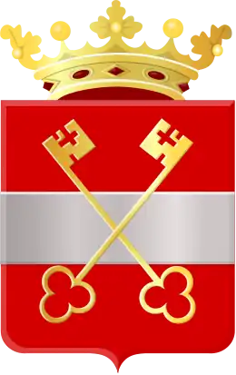 Het wapen van Rauwerderhem.