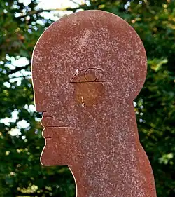 Detail sculptuur in Ravensburg