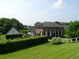 De boerderij Het Blockhuijs aan de Lekbandijk