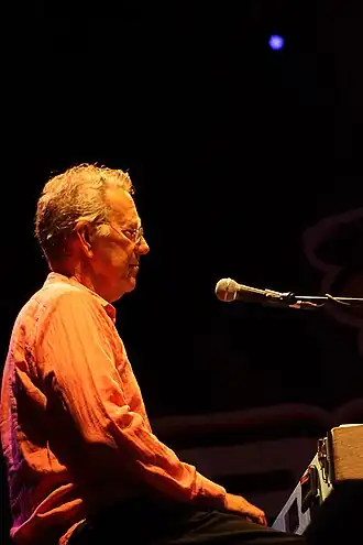 Ray Manzarek op het Bospopfestival 2010, Weert, Nederland