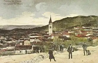 Rodik op een tekening uit 1912