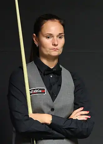 Reanne Evans bij de Paul Hunter Classic 2017