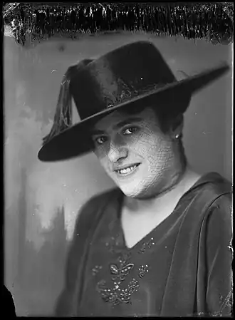 Rebecca David in 1917