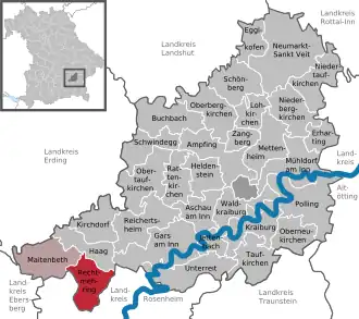 Kaart van Rechtmehring