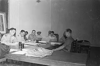 Rechtszaak voor de Temporaire Krijgsraad tegen Douwe Duursma, voormalig landrechter te Padang, beschuldigd van collaboratie tijdens de Japanse bezetting