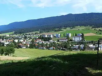 Zicht op Reconvilier