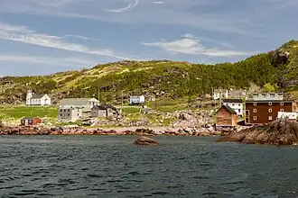 Zicht op de plaats Red Cliffe