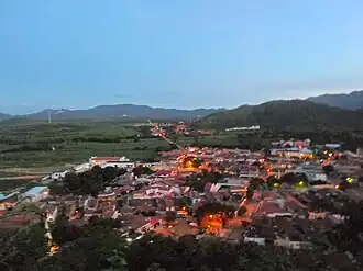 Uitzicht op Redenção in de avond