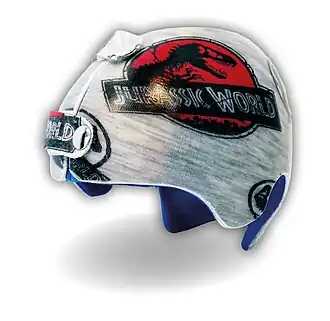 Redressiehelm met een design van JurrasicPark
