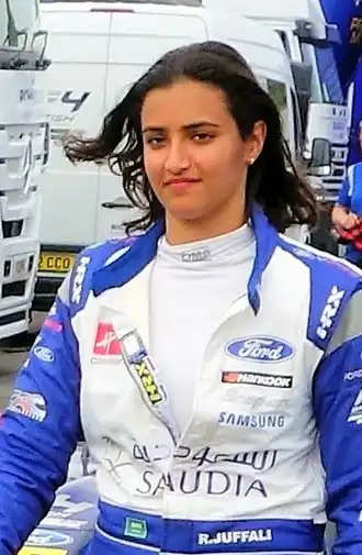 Reema Juffali op Oulton Park in juni 2019