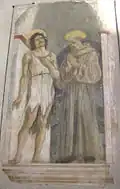 Domenico Veneziano: Johannes de Doper en Sint Franciscus
