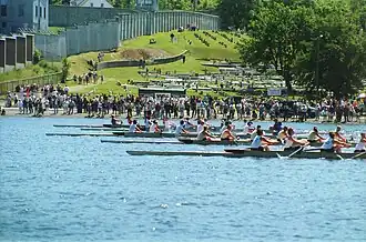 Start van de regatta in 2000