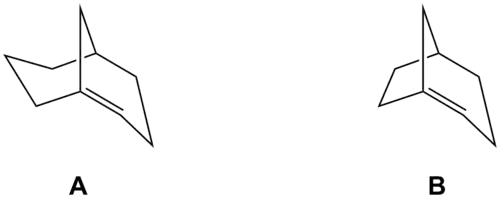 Stabiel versus onstabiel gebrugd alkeen