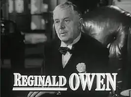 Reginald Owen in de trailer van The Miniver Story