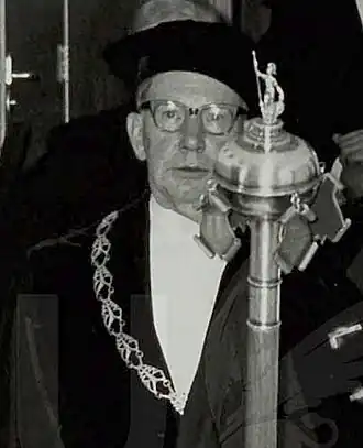 Reinier Schippers (The presentation of the honorary degree in the Concertgebouw 1965)