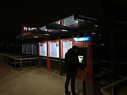 Wachtruimte met reisinformatie