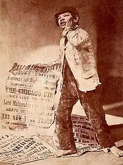 Newspaper boy
