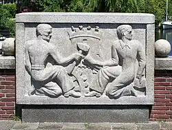 Reliëf Lyceumbrug (1935), Alkmaar