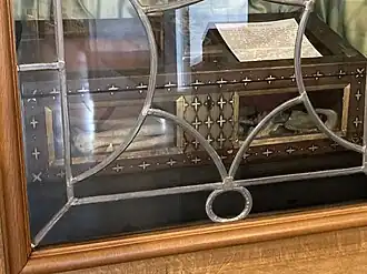 Relikwieën van het heilig kind Achaz in de Sint-Pieterskerk in Torhout