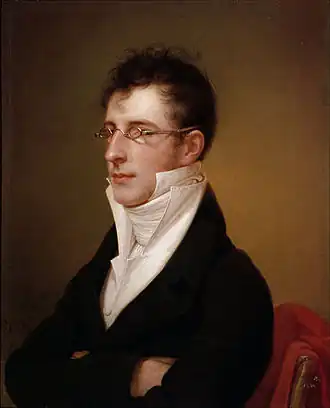 Portret van Rubens Peale door Rembrandt Peale (1807)