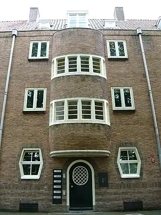 Deel van het woningencomplex