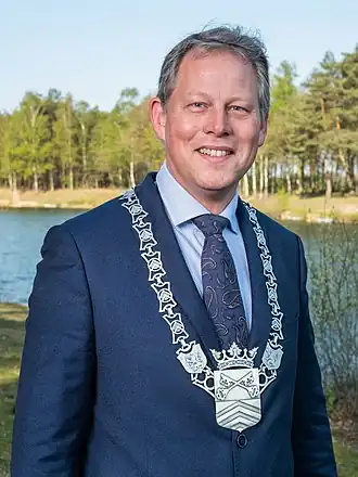 Bosma als burgemeester van Bladel (2019)