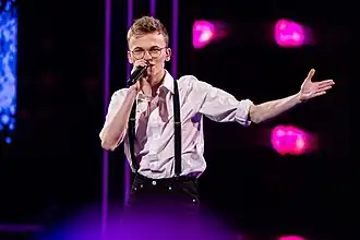 Remi De Smet tijdens K2 zoekt k3