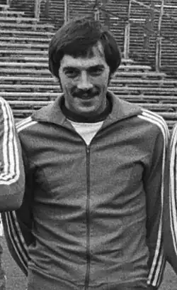 René Verheyen bij het Belgisch elftal (1977)