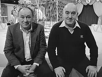 René van Vooren (l.) en Piet Bambergen (1983)