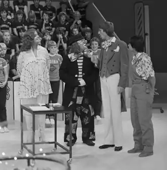 Ab van der Linden als Flappie te gast in Ren je rot in 1981