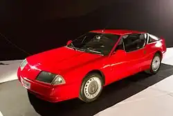 Alpine GTA met een Renault-logo