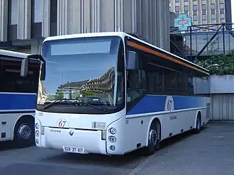 Renault Ares in dienst bij Résrau déprtemantal du Bas-Rhin