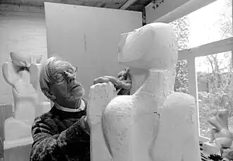 René Smits aan het werk