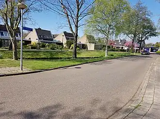 Rensselaerstraat, foto vanaf de Hoogstraat