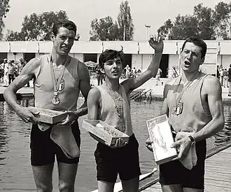 Renzo Sambo, Bruno Cipolla en Primo Baran (in 1968)