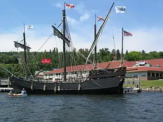 Een replica van de Niña