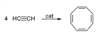 Synthese van cyclo-octatetraeen